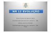 NR 12 EVOLUÇÃO - abimaq.org.br · NBR 14009–Princípios para apreciação de riscos (EN 1050) NBR 14152 – Segurança em máquinas Dispositivos de comando bi-manuais Aspectos
