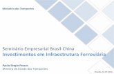 Seminário Empresarial Brasil-China Investimentos em ...cebc.org.br/sites/default/files/min._paulo_passos.pdf · Fonte: AGE/Mapa e SGE/Embrapa 32% . 4% . 17% . 14% . Participação