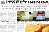 ANO IV - semanario.itapetininga.sp.gov.brsemanario.itapetininga.sp.gov.br/wp-content/uploads/2017/06/... · , da Secretaria da Fazenda, quando utilizar de CPF no cupom. A Prefeitura