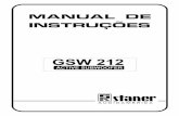 GSW 212 - staner.com.br · Vocêacabadeadquirirmaisumprodutocomaexcelênciadamarca O subwoofer ativo GSW 212 integra o que há de melhor em acústica e eletrônica para ...