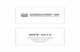 IRPF-2013-SINDICONT - 20 - sindcontsp.org.br · • Tributa pelo critério de residência e não ... dos percentuais de apuração do lucro presumido, de que trata o ... de uniforme,