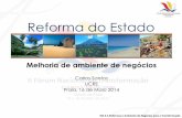 Reforma do Estado - caboverde2030.gov.cv FNT WS 4.3 - Carlos... · consolidação da democracia, reforço da cidadania, ... Quais as prioridades a nível da intervenção da reforma