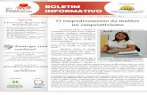 Programa BOLETIM INFORMATIVO · 2014-10-22 · buscando parcerias para dar continuidade na formação dos grupos de mulheres e jovens e no fortalecimento da agricultura familiar.