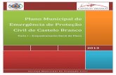 Plano Municipal de Emergência de Proteção Civil de Castelo ... · PMDFCI - Plano Municipal de Defesa da Floresta Contra Incêndios PME – Plano Municipal de Emergência