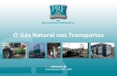 O Gás Natural nos Transportes - apvgn.pt · Redes de distribuição ... Unidades destinadas a fornecer gás natural em locais não abrangidos pela rede de distribuição de gás