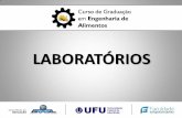 Apresentação do PowerPoint - ea.feq.ufu.br · Operações Unitárias . Laboratório de Fenômenos de Transporte e Operações Unitárias . Laboratório de Fenômenos de Transporte