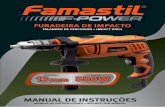 Manual Furadeira 13mm - Famastil F-Power · Sua furadeira de impacto Famastil F-Power foi projetada para perfurar madeira, ... ou uma chaveta conectada a uma parte ... no eixo e fixe-o