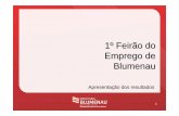 1º Feirão do Emprego de Blumenau - Prefeitura de Blumenau · 3 PR - Curitiba -3 -2939 -72 3801 -45 12512 -19 31 13.266 4 GO ... Vagas de emprego 4.123. 66 Beneficiados Empresas: