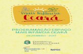 PROGRAMAÇÃO ESPAÇO MAIS INFÂNCIA CEARÁ - ceara.gov.br · Visa a construção de uma rede de fortalecimento de vínculos familiares e comunitários, através de serviços e formações