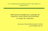 13º CONGRESSO BRASILEIRO DE DIREITO AMBIENTAL · internacional e no âmbito interno nacional. 3 ... por meio do qual o Congresso Nacional havia autorizado, sem saber de seus possíveis