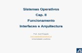 Sistemas Operativos Cap. II Funcionamento Interfaces e ...netlab.ulusofona.pt/so/teoricas/SO-2-Struct-2016.pdf · Lições de Sistemas Operativos 2.2 Funcionamento, Interfaces e Arquitectura