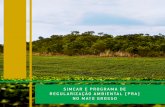 SIMCAR E PROGRAMA DE REGULARIZAÇÃO AMBIENTAL (PRA) · É um conjunto de ações desenvolvidas pelo proprietário rural com o objetivo de promover a regularização ambiental de