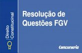 Resolução de cinal Questões FGV - concurseria.com.br · (2018, FGV/Câmara de Salvador-BA) João, servidor público municipal, teve conhecimento de que a Constituição da República