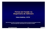 Engenharia de Software Pontos de Função nametricas.com.br/downloads/Baklizky_2008-09.pdf · 1983 primeiro curso de APF no Brasil ... Completo em si mesmo ... Gráfico ilustrando