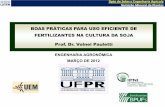 BOAS PRÁTICAS PARA USO EFICIENTE DE FERTILIZANTES …brasil.ipni.net/ipniweb/region/brasil.nsf... · Diretor: Oromar João Bertol - Emater . ... Alto 41 - 80 3,1 - 6,0 Muito Alto