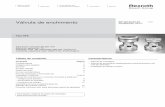 [polegadas] Válvula de enchimento Substituído: 05 · PDF fileTabela de conteúdo Características – Válvula de montagem – Válvula de enchimento desbloqueável hidraulicamente