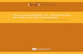 Transversalidade IV: Contributos do Manual de Portuguêscidtff.web.ua.pt/docs/Sa_Lima2015_TransversalidadeIV.pdf · processo de ensino/aprendizagem (incluindo os alunos): o bom domínio