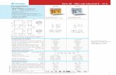 Série 46 - Mini relé industrial 8 - 16 A Características ...2a.com.br/download/Finder/Mini Rele Industrial 8 - 16A.pdf · Botão de teste bloqueável e indicador mecânico (0040,