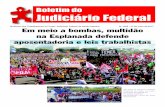 No 1405 - 31 de maio de 2017 Em meio a bombas, multidªo na ... · Sindicato dos Trabalhadores no Poder JudiciÆrio Federal de Santa Catarina No 1405 - 31 de maio de 2017 Em meio