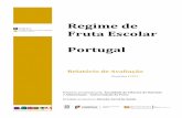 Regime de Fruta Escolar Portugal - European Commission · NR Não responde p ... organizadas em agrupamentos escolares dotados de órgãos próprios de ... explicando os eventuais