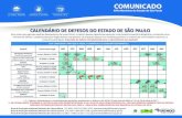 CALENDÁRIO DE DEFESOS DO ESTADO DE SÃO PAULOarquivos.ambiente.sp.gov.br/portalnovomedia/2018/03/canlendario-de... · Portaria IBAMA nº 53/03 IN IBAMA nº 206/08 IN IBAMA nº 15/09