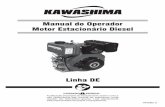 Manual do Operador Motor Estacionário Diesel - wsm.com.brwsm.com.br/manual_kawashima/Manual Motor Estacionario Diesel Linha... · componente de fixação, como chaveta ou ... listada