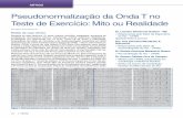 Pseudonormalização da Onda T no Teste de Exercício: Mito ...departamentos.cardiol.br/sbc-derc/revista/2012/18-2/pdf/Rev18-2... · repouso com ritmo sinusal, bloqueio divisional