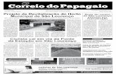 Nº 994 - Correio do Papagaio · Projeto de Revitalização do Horto Municipal de São Lourenço ... e sociedades passam por fases boas e más. As nações enfrentam constantes mudanças,