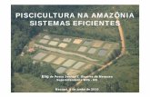 PISCICULTURA NA AMAZÔNIA SISTEMAS EFICIENTES · tabela ‐produção ... unidades fabris - raÇÃo: ji-paranÁ (big sal) rolim de moura (nutrizon) vilhena (()multifÓs) produÇÃo