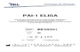 PAI-1 ELISA - ibl-international.com · Os concentrados de tampão devem atingir a temperatura ambiente e ser diluídos antes de iniciar o procedimento de teste. Se houver formação