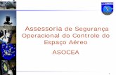 Assessoria de Segurança Operacional do Controle do Espaço ... Lima... · Índices de Conformidades 95,79 86,68 97,27 90,75 0 20 40 60 80 100 SISCEAB Classe 1 SISCEAB Classe 2 2012