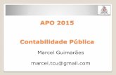 APO 2015 Contabilidade Pública - igepp.com.br · 24/08/2015 Balanço financeiro de acordo com a Lei n.º 4.320/1964: estrutura, características. Interpretação do resultado financeiro.