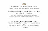 GOVERNO DO ESTADO DO RIO GRANDE DO SUL … · instituir a Política Nacional de Atenção à Saúde Auditiva e a estruturar uma rede de serviços regionalizados e hierarquizados
