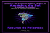Preservação do Patrimônio Histórico e Cultura na América ... 2002 abstract PORTUGESE... · Hernan Crespo-Toral Consultor Independente em Cultura e Desenvolvimento, Ecuador São