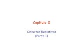 Cap tulo 2 - Circuitos Resistivos - Instituto Militar de ...aquarius.ime.eb.br/~apolin/Circuitos I/cap2.pdf · •Recai-se em Sistemas de Equações ... –A resposta à várias fontes