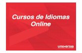 Cursos de Idiomas Online - prh.ufma.br · deram,pois espanhol é um curso que eu já tinha muita vontade de fazer mas não tinha condições financeiras nenhuma de fazer e graças