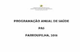 PROGRAMAÇÃO ANUAL DE SAÚDE PAS FARROUPILHA, 2018farroupilha.rs.gov.br/wp-content/uploads/2018/01/pas-2018.pdf · Alimentar o Sistema do Programa Nacional de Controle da Dengue.