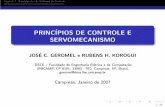 PRINC PIOS DE CONTROLE E SERVOMECANISMOgrace/fund_siscon.pdf · Cap´ıtulo I - Fundamentos de Sistemas de Controle Conteudo 1 Cap´ıtulo I - Fundamentos de Sistemas de Controle