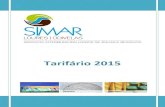 Tarifário 2015 - SIMAR Loures|Odivelas · Obras de Edificação, Indústria e/ou Serviços, Loteamento e em Áreas Urbanas de Génese Ilegal (AUGI) ...