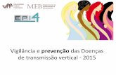 Vigilância e prevenção das Doenças de transmissão vertical ...epi.uff.br/wp-content/uploads/2013/08/Aula_Sandra_MOD-7-2015.pdf · •Tuberculose •Chagas, Malária . Principais