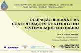 OCUPAÇÃO URBANA E AS CONCENTRAÇÕES DE NITRATO … · CAVALIN, M. V. (2011). Padrões de ocupação urbana e contaminação por nitrato nas águas subterrâneas do município de