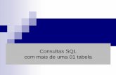 Consultas SQL com mais de uma 01 tabela - ime.usp.bradao/CSLCCRT.pdf · SELECT t.nome, t.sobrenome FROM empregado t WHERE t.salario>1200 Atributo relação condição. O que é preciso