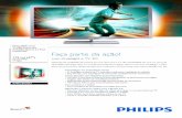 47PFL8606D/78 Philips TV LED Smart com …§ada do mercado, esta TV LED Full HD combina design compacto surpreendente com excelente qualidade de imagem, sem contar o menor consumo