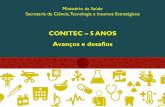 CONITEC 5 ANOS Avanços e desafios - Sindusfarmasindusfarma.org.br/arquivos/apresentacao_conitec_17jun2016.pdf · estudos de avaliação econômicas (custo-efetividade) ... comp./dia)
