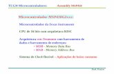 Assembly msp430 V00 - eletrica.ufpr.breletrica.ufpr.br/~pastro/TE124/MSP430/Assembly_msp430.pdf · TE124-Microcontroladores: Prof. Pastro Assembly MSP430 Microcontrolador da Texas