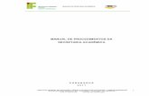 MANUAL DA SECRETARIA PGUA 2011 - Câmpus Paranaguá · • No caso de apresentação de declaração de pedido de histórico ou outro documento INSTITUTO FEDERAL DE EDUCAÇÃO, CIÊNCIA
