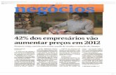 Page 1 / 3 · passar ao cliente", explica. Como Makdissi Júnior, 42% dos empresários brasi- ... Folha. Em 2010, 29% preten- diam aumentar preços. No Brasil, o crescimento