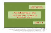 Acidentes de Trânsito Fatais - sites.poli.usp.brsites.poli.usp.br/d/ptr2377/CETSp-Acidentes-AnualFatais2011.pdf · 9. Veículos envolvidos nos acidentes de trânsito fatais 13 10.