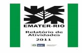 Relatório de Atividades 2010 - EMATER-RIO · uma sistemática moderna de trabalho para organização comunitária. ... PAA e o Programa Nacional de Alimentação Escolar – PNAE