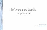 Software para Gestão Empresarial - oxnar.com.broxnar.com.br/aulas/sistemaempresariall.pdf · Definição: Podemos entender que o software ERP é um sistema de informática responsável